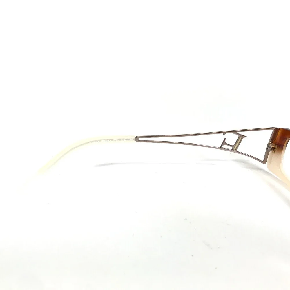 Furla Eyeglasses Frames TATIANA VU4553 COL.6FM Tortoise Ivory Gold 53-16-140